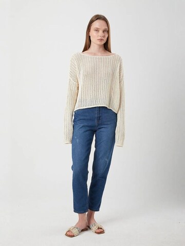 MixRay Sweter 'Pullover' w kolorze beżowy