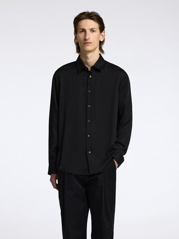 Coupe regular Chemise SELECTED en noir