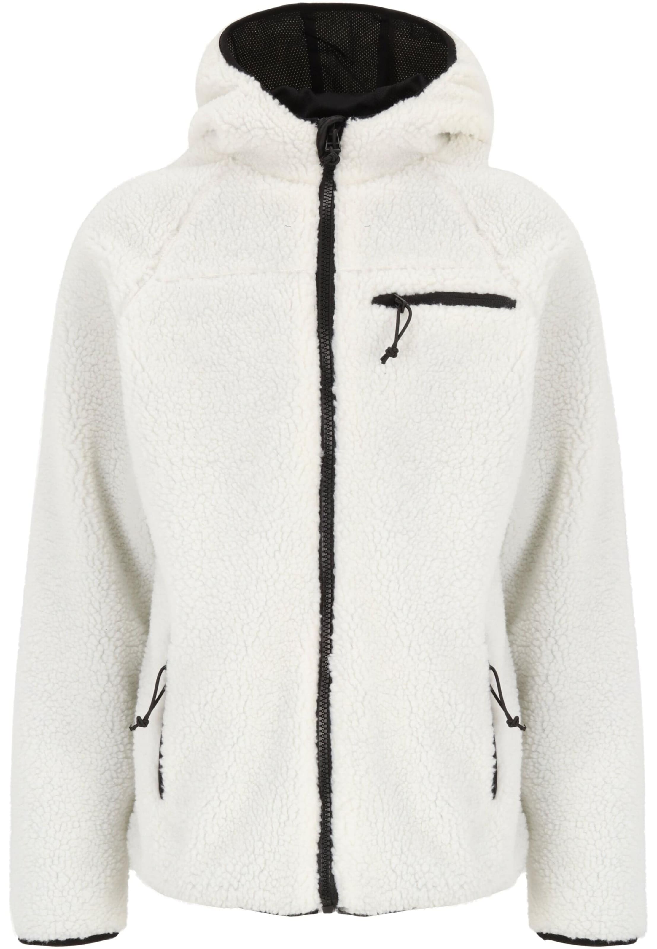 Giacca di pile di Brandit in bianco: frontale