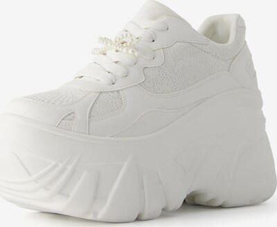 Sneaker low Bershka pe alb murdar, Vizualizare produs