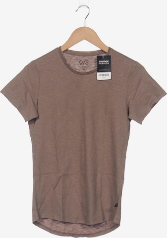 QS T-Shirt XS in Braun: predná strana