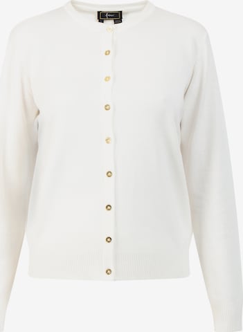 faina Neuletakki värissä valkoinen: etupuoli