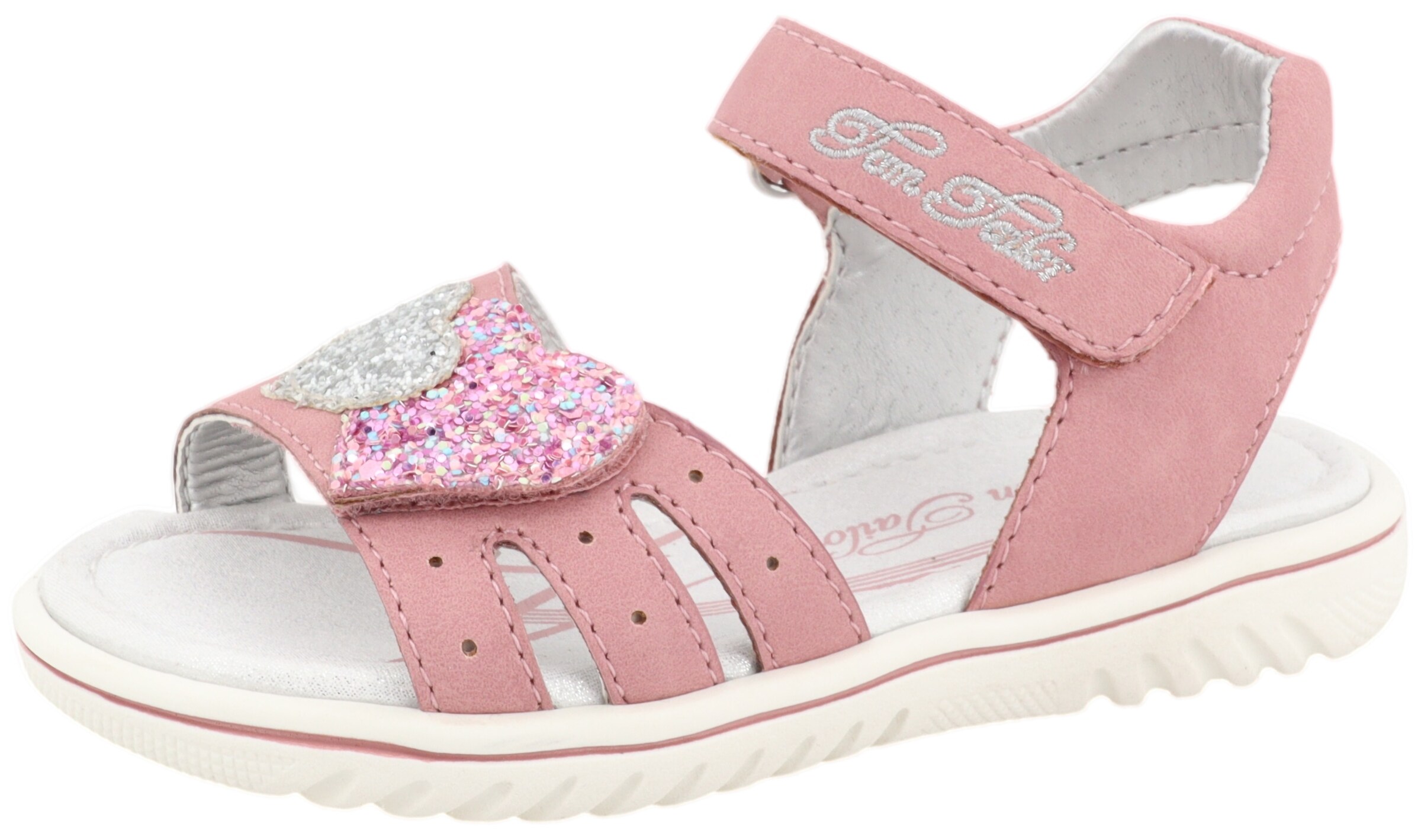 TOM TAILOR Sandals in Pink: front