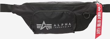 ALPHA INDUSTRIESPojasna torbica - crna boja: prednji dio