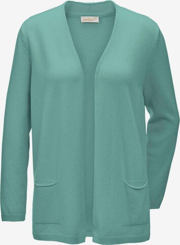 Goldner Knit Cardigan in Green: front