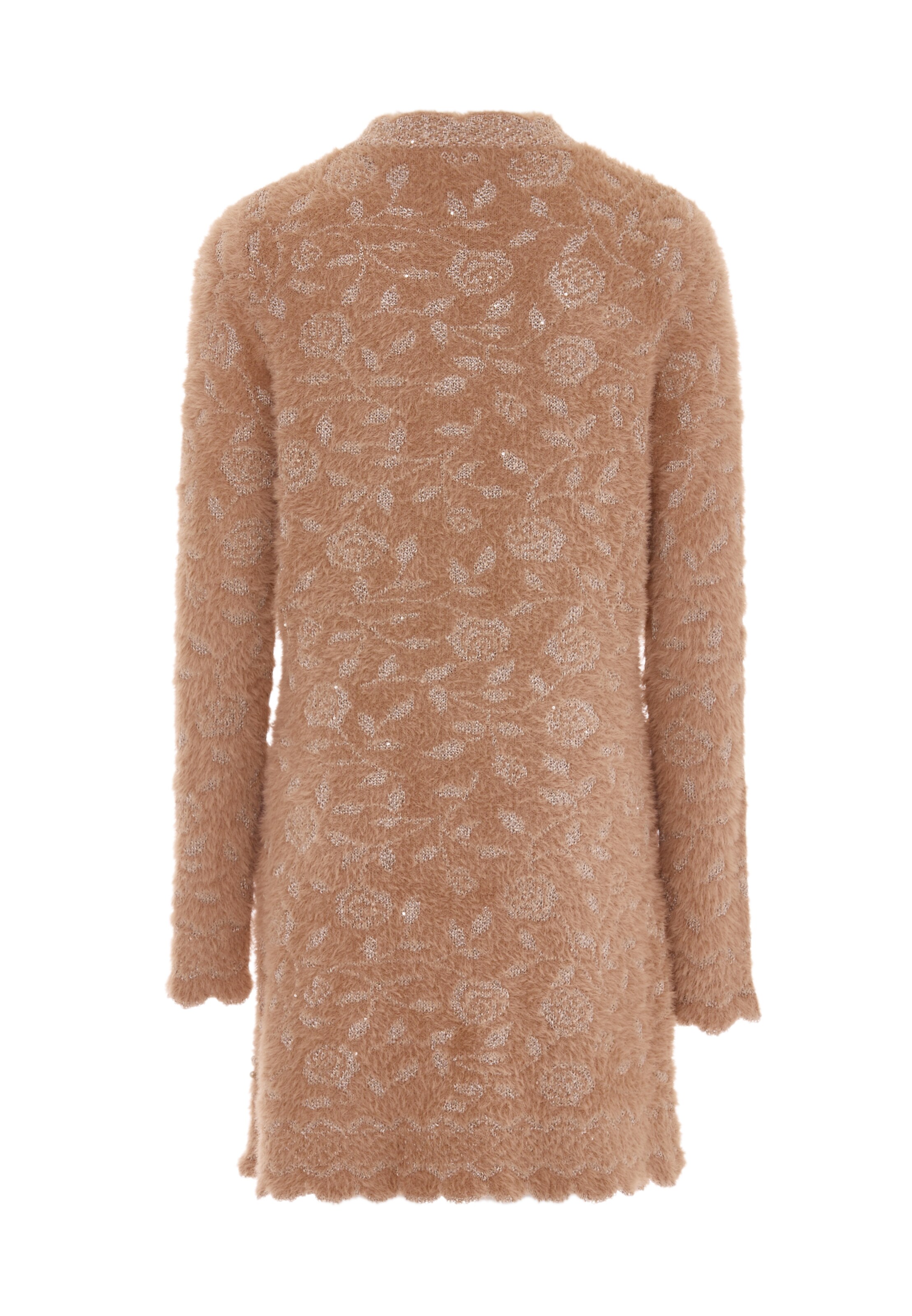 faina Πλεκτή ζακέτα σε ροζ