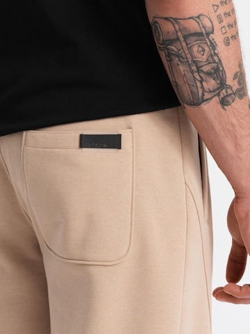 Ombre Regular Sports trousers in Beige