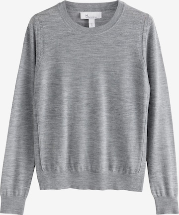Next Пуловер в сиво: отпред