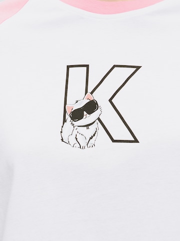 Karl LagerfeldMajica 'Ikon Choupette' - bijela boja