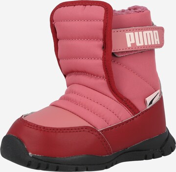 PUMA Snowboots 'Nieve' in Roze: voorkant