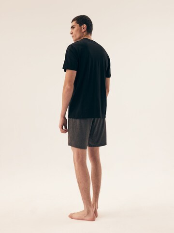 Henderson Pyjama kort 'Mick' in Zwart