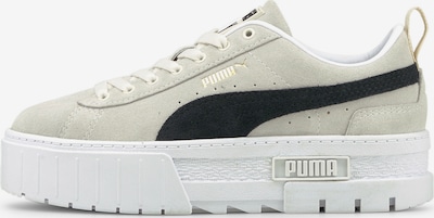 PUMA Baskets basses 'Mayze' en ivoire / or / noir, Vue avec produit