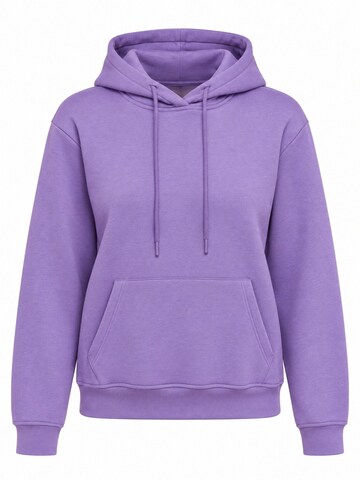 Sweat-shirt Ethiquet en violet : devant