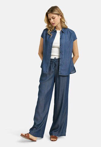 Milano Italy Blouse in Blue
