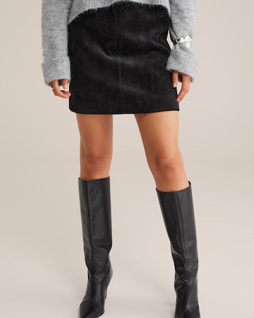 WE Fashion Nederdel i sort: forside