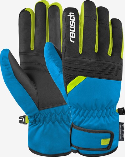 REUSCH Athletic Gloves 'Baldo' in Dark blue / Yellow / Black / White, Item view