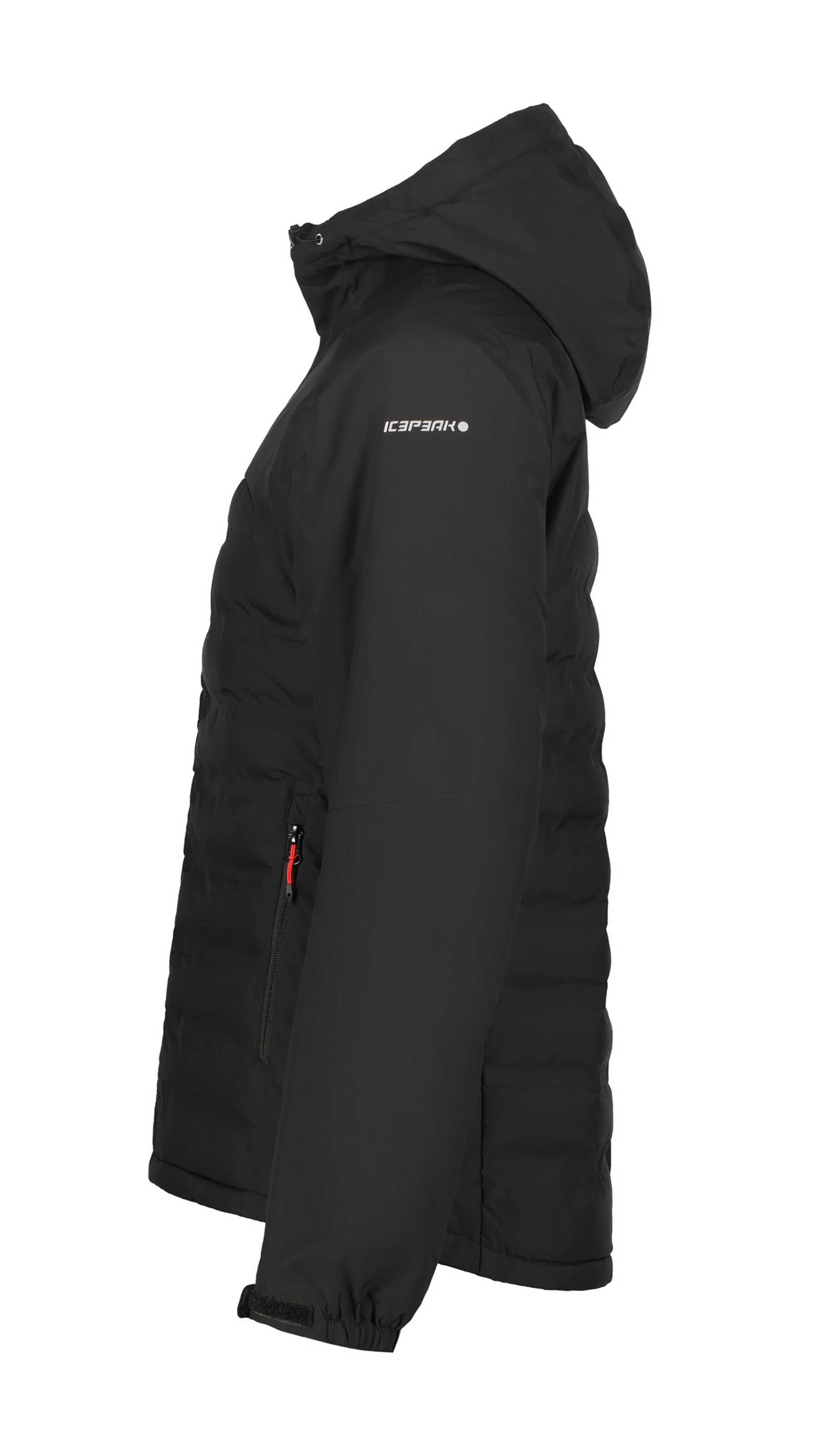 ICEPEAK Athletic Jacket 'BARWICK' in Black