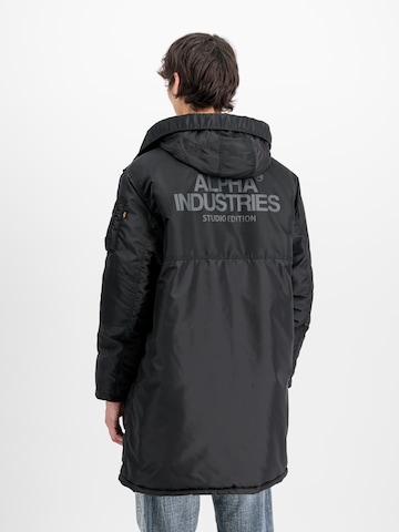 Parka mi-saison ALPHA INDUSTRIES en noir