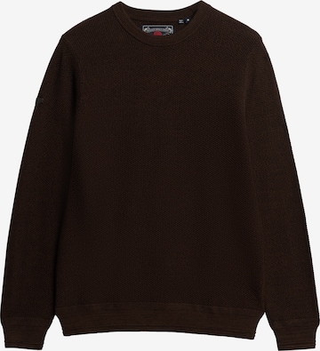 Pull-over Superdry en marron : devant