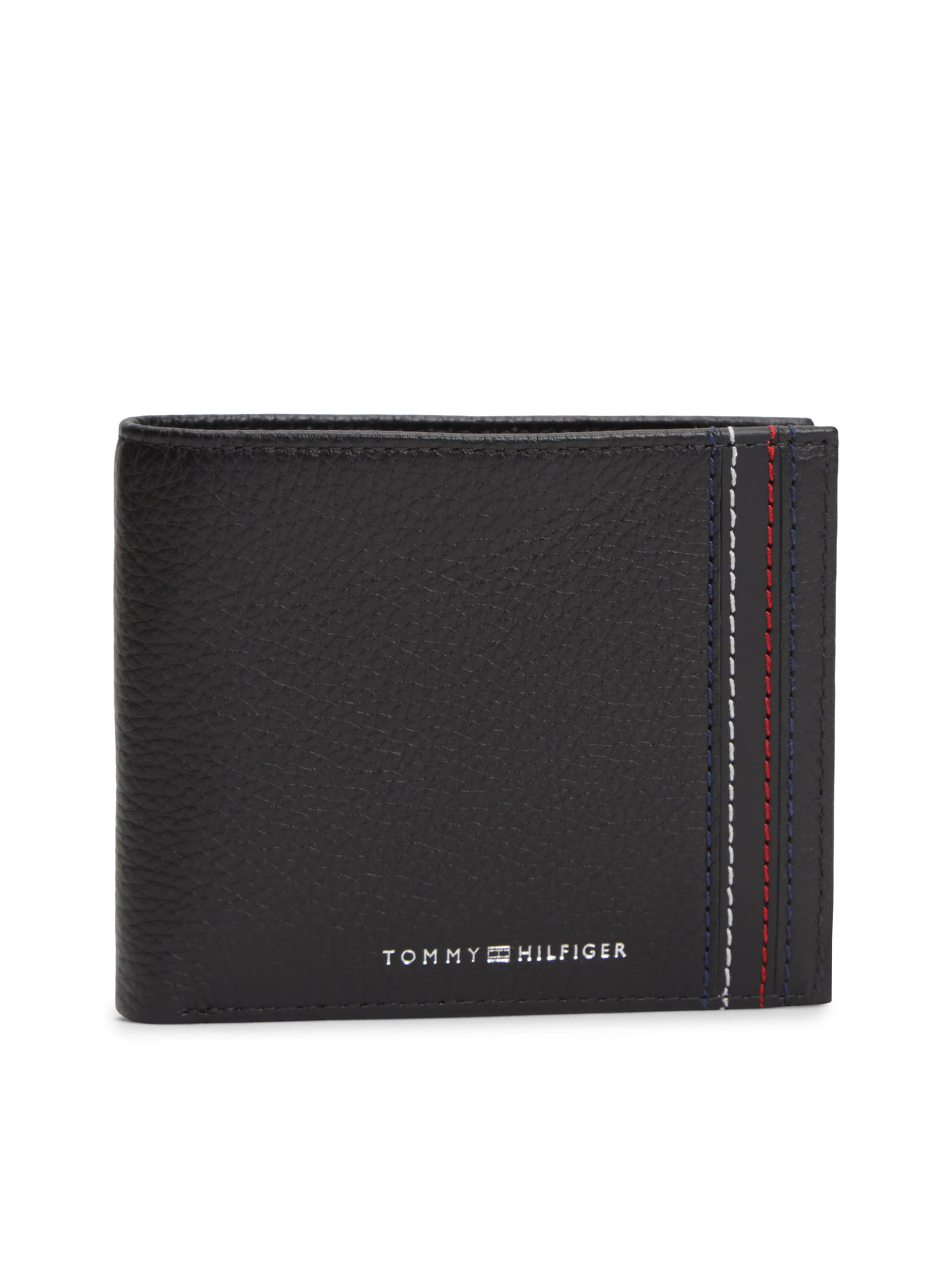 TOMMY HILFIGER Tegnebog 'CENTRAL' i sort: forside
