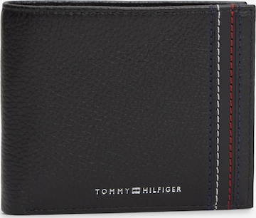 TOMMY HILFIGER Plånbok 'CENTRAL' i svart: framsida