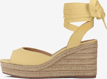 Kazar Sandals in Yellow: front