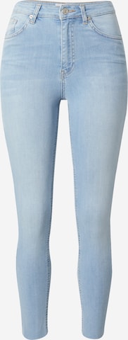 Skinny Jeans de la NA-KD pe albastru: față