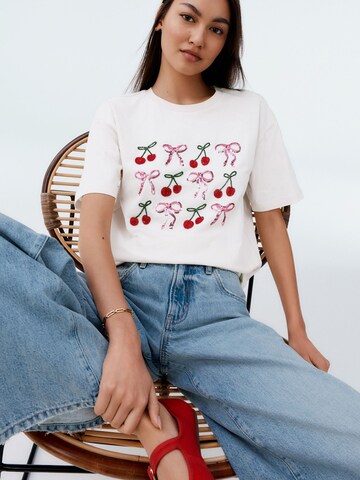 Next T-shirt i vit