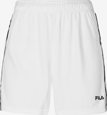 FILA Loosefit Sporthose 'Fiona' in Weiß: predná strana