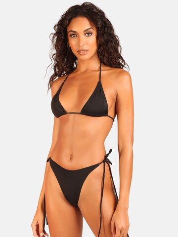 OW Collection Triangel Bikinitop 'VITAMIN D' in Schwarz
