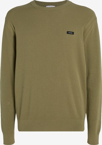 Calvin Klein Sweater in Green: front