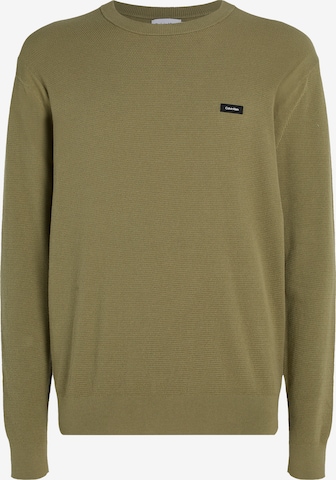 Calvin Klein Sweater in Green: front