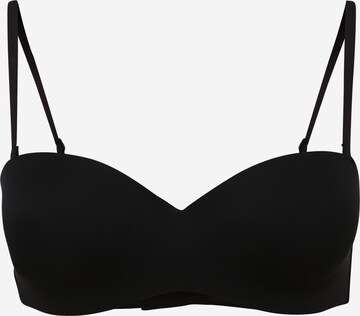 Sutien de tricou Sutien 'PURE' de la ETAM pe negru: față