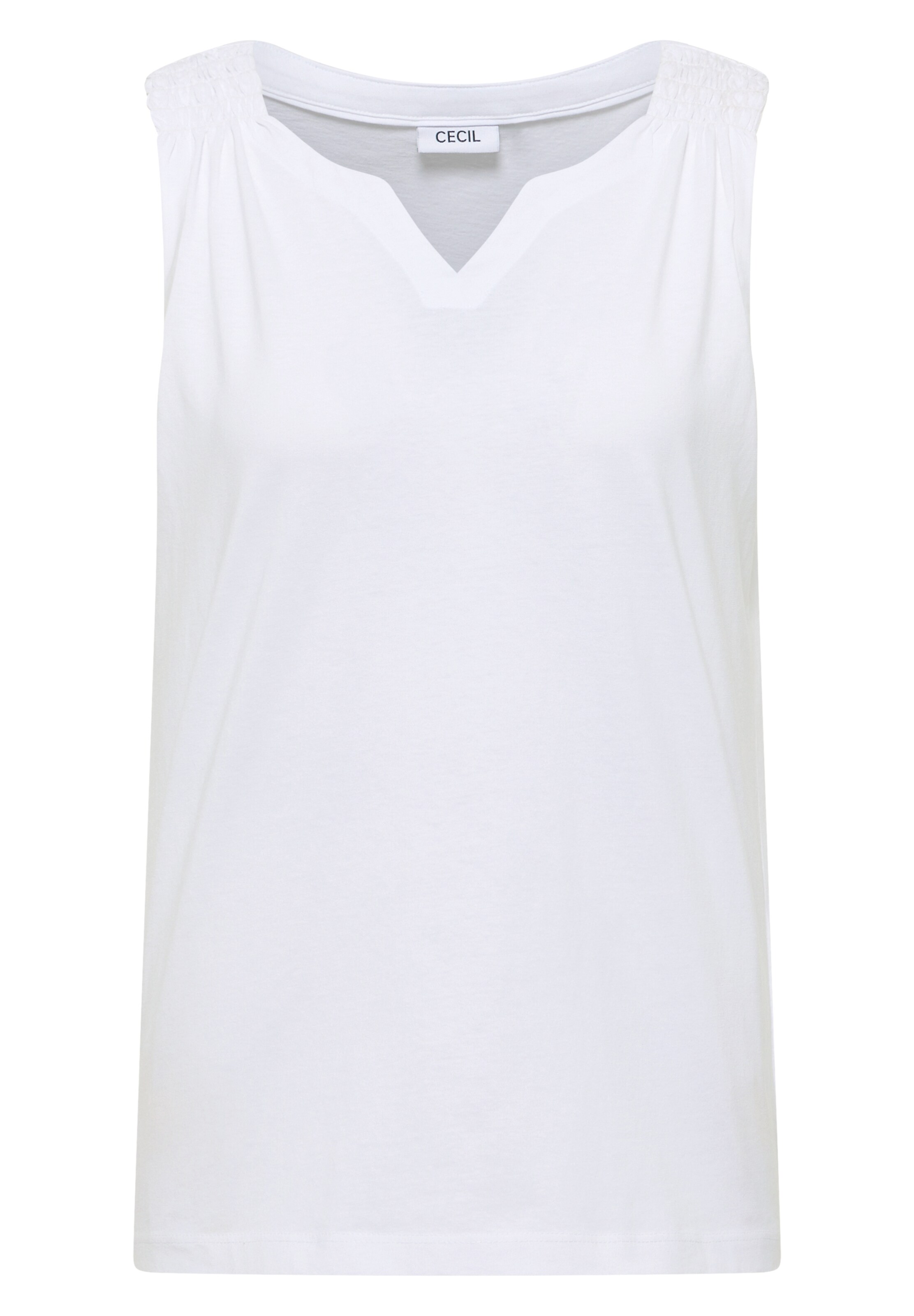 CECIL Top in White: front