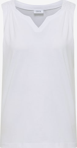 CECIL Top in White: front