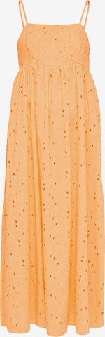 SELECTED FEMME Summer dress in Orange: front