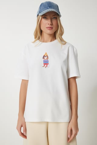 Maglietta di Happiness İstanbul in bianco: frontale