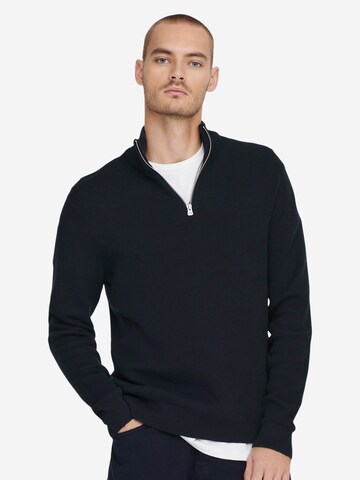 Only & Sons Sweatshirt 'Phil' in Blue