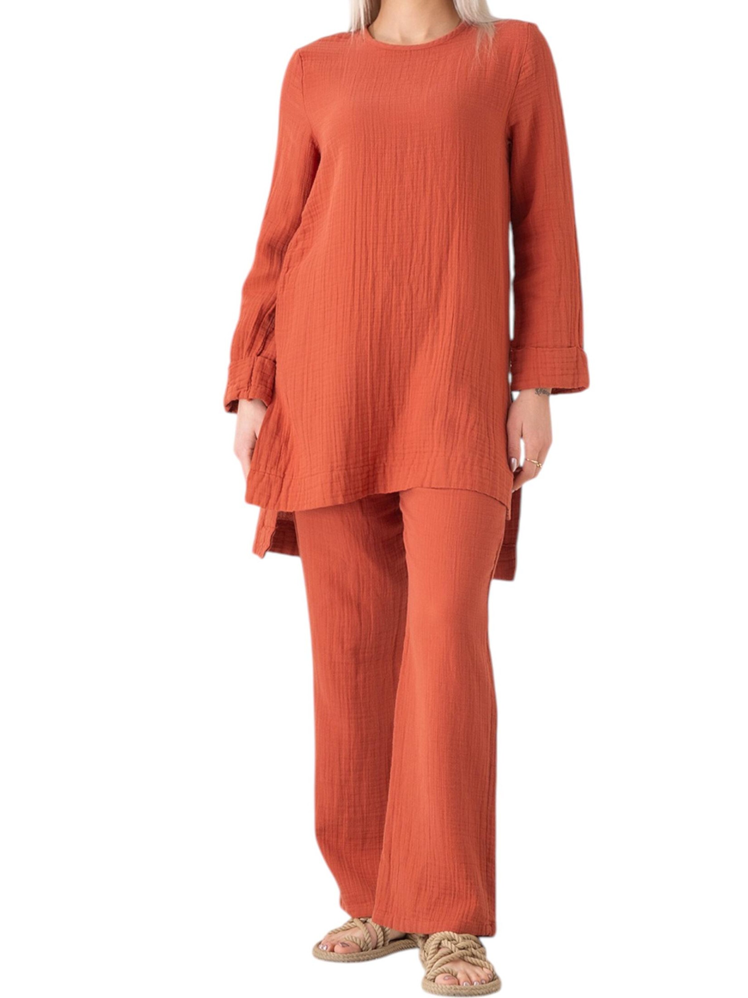 Tenue d'intérieur 'Ayda Modest' WENOR en rouge