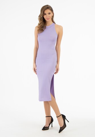 faina - Vestido em roxo