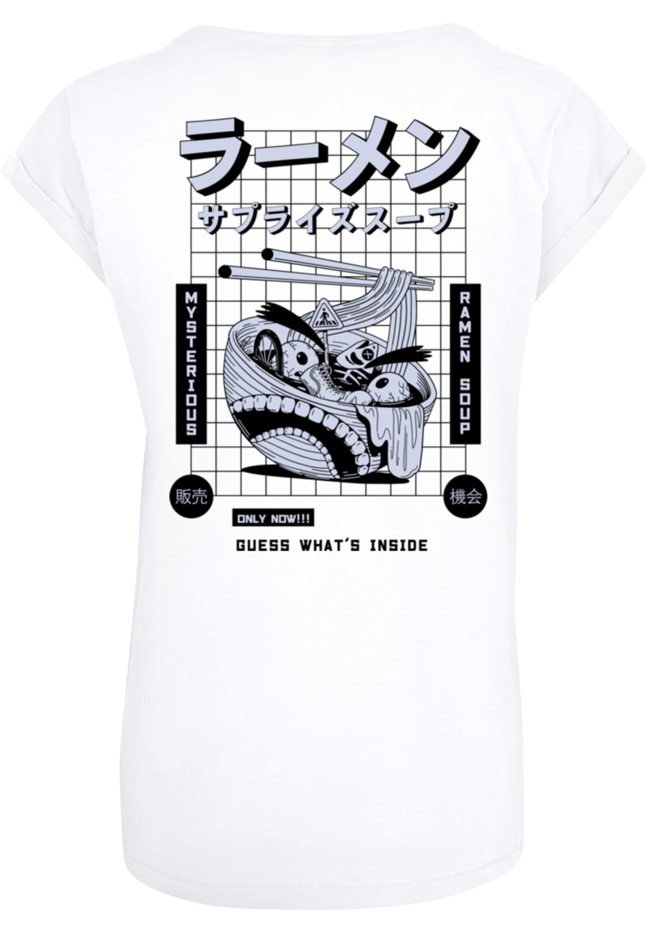 Merchcode Shirt 'Torc - Ramen Soup' in White