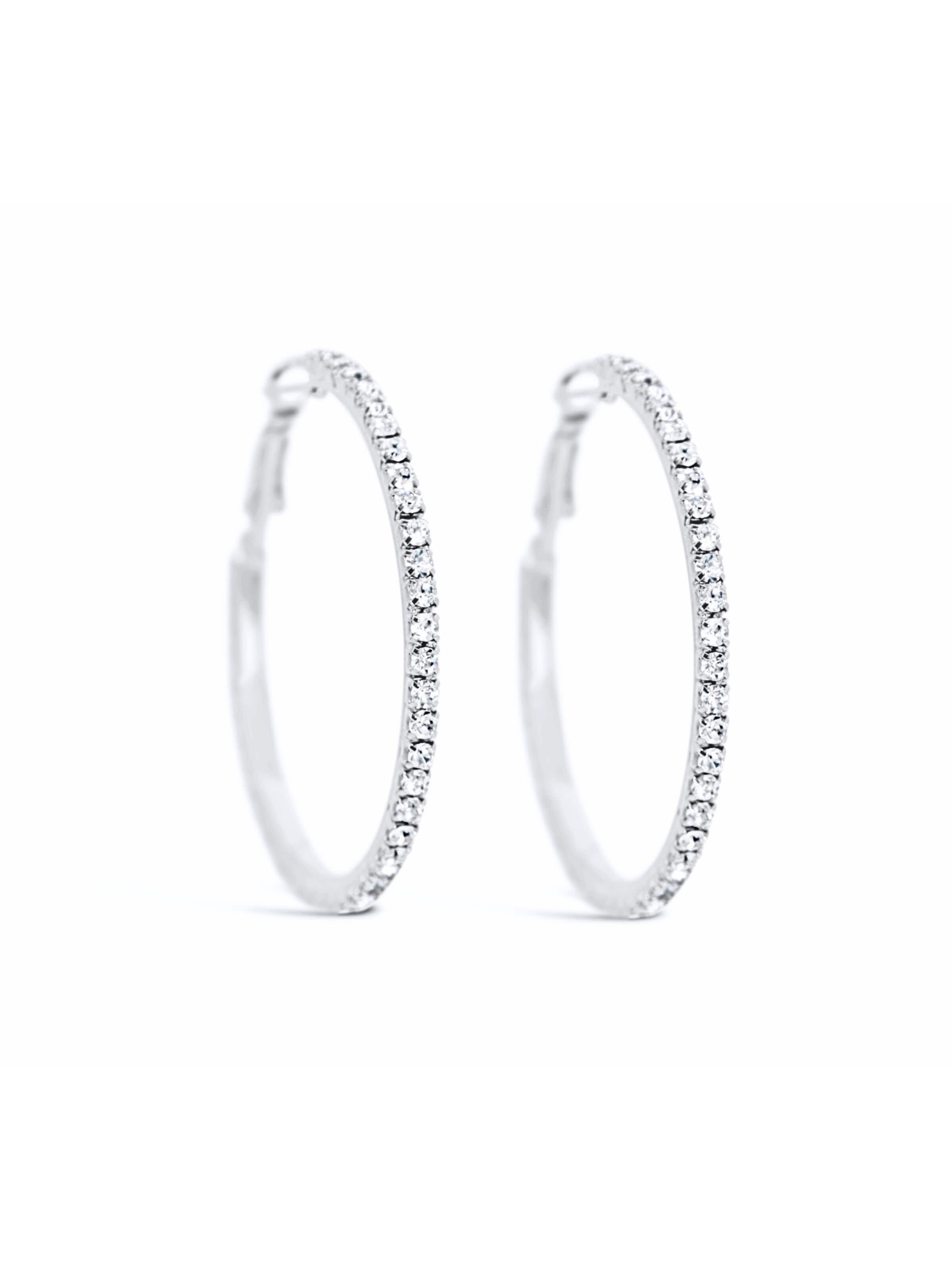 ARS-ARGENTI Ohrringe 'ELECTRIC KISS HOOPS'‌‌‌ in Silber: Vorderseite