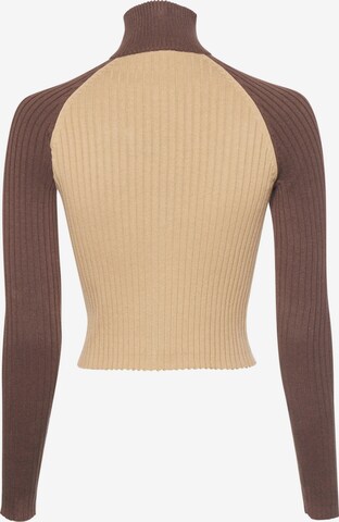 Karl Kani Cardigan 'KW234-036-1 KK' i beige