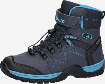 LICO Snow Boots 'ASKIM' in Blue: front