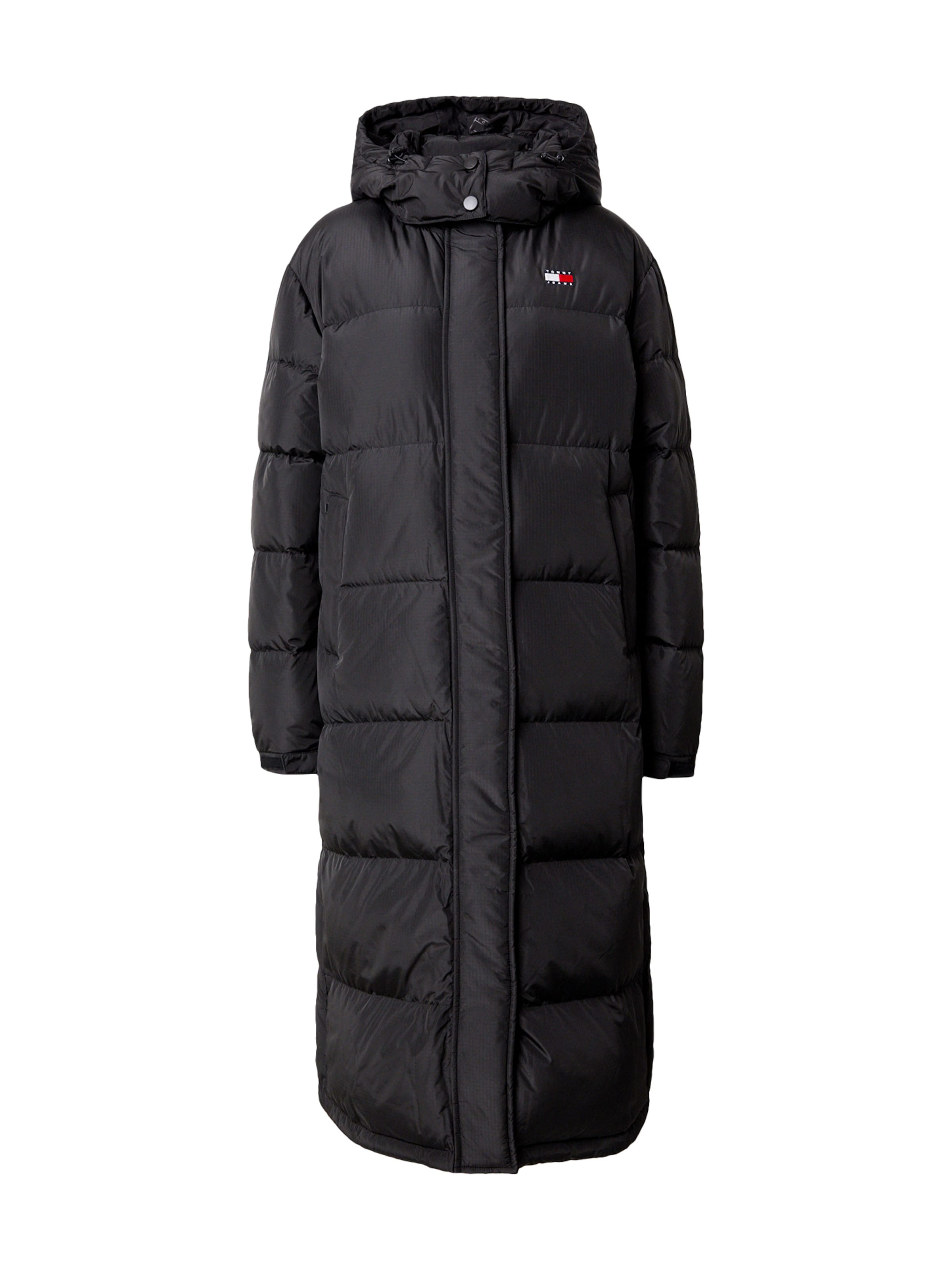 Tommy Jeans Зимнее пальто 'Alaska' в Черный: спереди