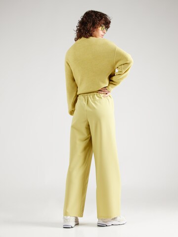 ABOUT YOU Wide leg Trousers 'Celia' in Yellow