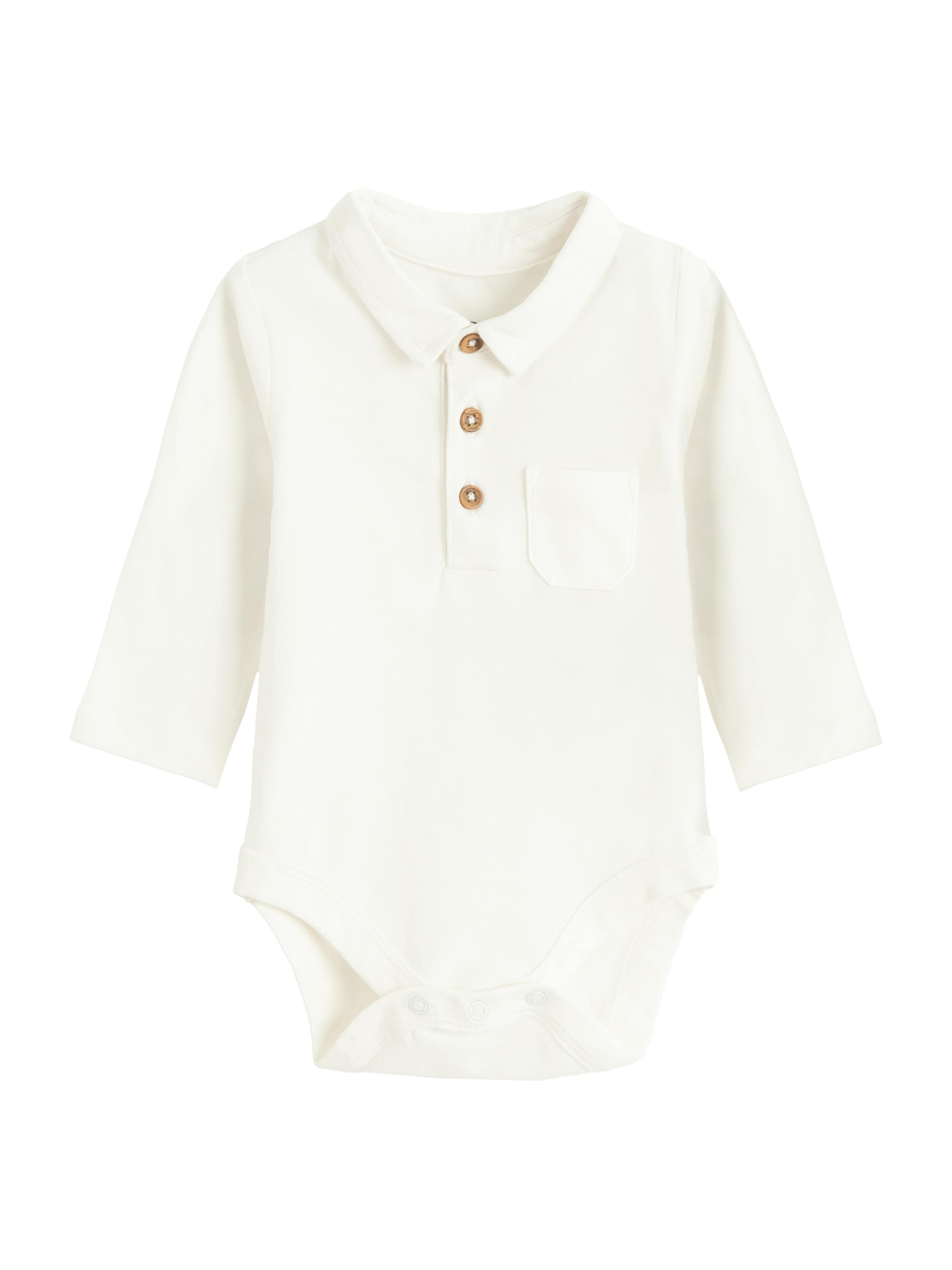 Salopetă de la Cool Club pe alb: față