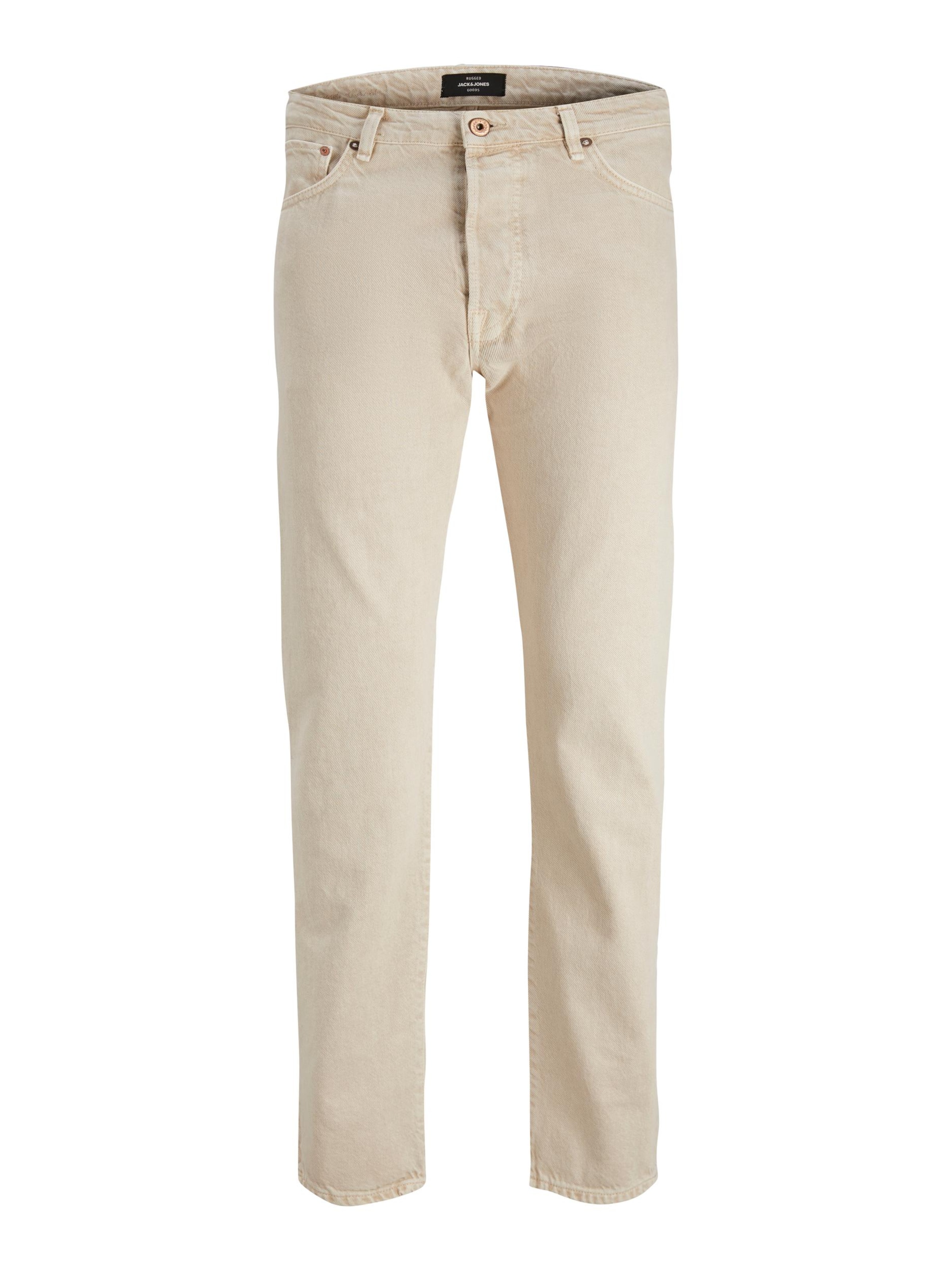 JACK & JONES Jeans 'JJIChris JJCooper' in Beige: front