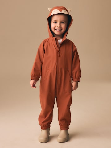 Coupe regular Costume fonctionnel Next en marron : devant