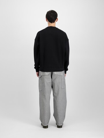 ALPHA INDUSTRIESSweater majica 'Japan Warrior' - crna boja